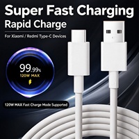 Kabel Charger USB C Super Cepat 120W Termurah, Kabel Data Pengisian Cepat Pintar 6A Tipe-C 3.0 3.1 untuk iPhone Android