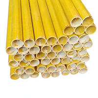 Tubo Redondo de FRP para Protección de Aislamiento de Cables, Soporte para Equipos de Minería y Pasamanos de Construcción, Tubo de Pultrusión de Fibra de Vidrio