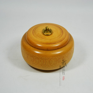 Bamboo Tea Caddy With Lid Storage Box For Tea Spoon And Packaging Organization Products - Product Image 2