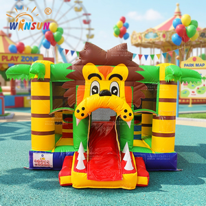 Trampolín De León pequeño inflable Castillo inflable trampolín inflable - Product Image 1