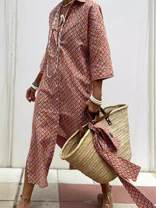 <span class=keywords><strong>Cardigan</strong></span> a Righe da Donna di Nuova Moda con Maniche a Tre Quarti e Collo Rovesciato, Vendita Calda - Product Image 2