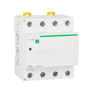 Protector de sobretensión y subtensión con autorecuperación ICNV 50A 4P 230/400V, dispositivo de protección de reconexión automática para distribución - Product Image 1