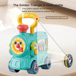 Trotteur Bébé 5-en-1 Multifonctionnel avec Centre d'Activités, Porteur et Jouet Éducatif pour Tout-petits - Vente en Gros - Product Image 3