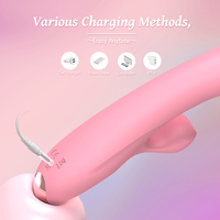 Saugender Kaninchen-Vibrator G-Punkt Klitoris-Stimulator Luftdruck-Saugfunktion Doppelmotor Dildo-Vibrator Silikon Erwachsenen-Sexspielzeug für Frauen