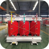 Transformador de Potencia Trifásico Tipo Seco de 50kVA 60kVA 75kVA 100kVA 125kVA, Transformador de Distribución de Resina Fundida de Fábrica