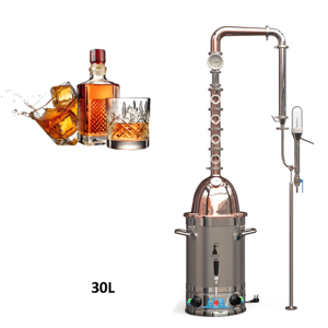 Distillateur de whisky haute performance en acier inoxydable 304, équipement de brassage avec régulation de température contrôlée électriquement - Product Image 2