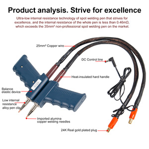 Nuevo Lápiz <span class=keywords><strong>de</strong></span> Soldadura por Puntos Glitter 75B, Innovador Mango <span class=keywords><strong>de</strong></span> Pistola <span class=keywords><strong>de</strong></span> Soldadura para Máquina <span class=keywords><strong>de</strong></span> Soldadura por Puntos CATL Battery 801H/811A/811H - Product Image 6