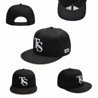 Casquettes de baseball snapback personnalisées en gros, en coton sergé de qualité supérieure, broderie 3D, haute qualité, visière incurvée réglable, style hip-hop