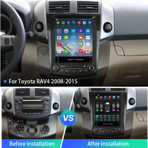 Lecteur multimédia pour Toyota <span class=keywords><strong>RAV4</strong></span> <span class=keywords><strong>2007</strong></span> 2008 - 2015 <span class=keywords><strong>Autoradio</strong></span> Style Tesla radio GPS Navigation Android - Product Image 5