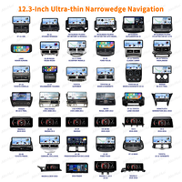 Radio Android portable de 12,3 pouces pour Land Cruiser Prado 2018-2022, écran tactile multipoint 4 Go, GPS, écran OLED à écran partagé