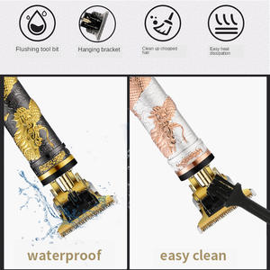 Professionnel hommes T9 tondeuse à cheveux électrique Rechargeable coupe-cheveux Machine 0mm rasage barbier outil de coiffure tondeuse à cheveux - Product Image 4