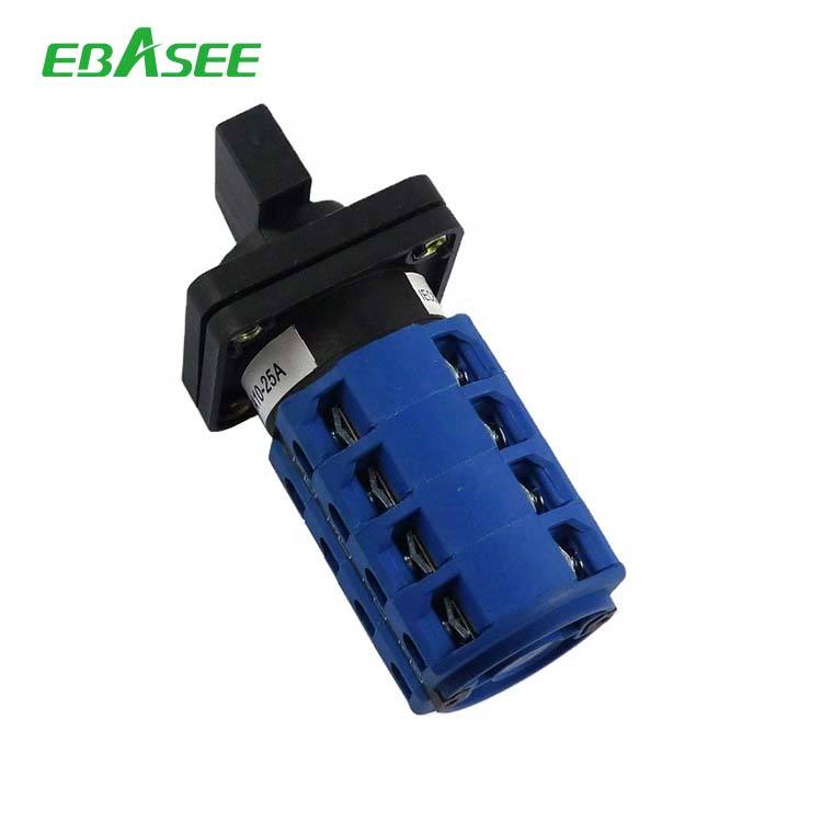 Factory Wholesale Selector Switch 3 Position Rotary Switches 32amp Motor Reverse Cam Switch