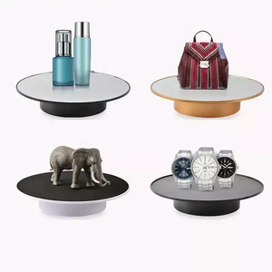 360 độ xoay USB điện bàn xoay 20cm vàng nhiếp ảnh hiển thị đứng thân thiện với môi vật liệu nhựa cho quảng cáo - Product Image 2