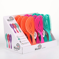 Bonbons Brosse Professionnel Ventilateur Brosse À Cheveux Anti Tangle Démêlant Cheveux Peigne Pour Cheveux Naturels Styling Brush Mz-004