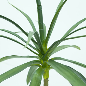Árboles artificiales de 6 pies, árbol falso, 4 troncos, plantas de <span class=keywords><strong>agave</strong></span>, planta alta, planta falsa <span class=keywords><strong>con</strong></span> maceta de plástico para decoración del hogar, decoración de oficina - Product Image 5