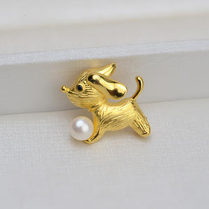 Pendentif broche en argent S925, accessoire pour chien DIY, porte-perles vide 8-10 mm, épingles semi-finies à double usage - Product Image 3