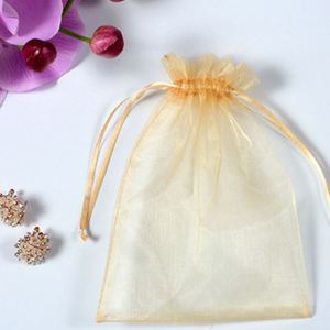 Sacs en organza pour bonbons, sacs cadeaux à cordon, impression de logo personnalisée, service OEM, Noël - Product Image 6