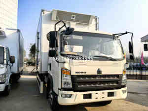 2025 haute qualité HOWO personnalisable 4x2 Diesel congélateur réfrigéré boîte camions 12.7M3 réfrigéré boîte camions à vendre - Product Image 6