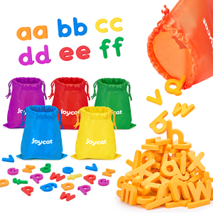 Joycat - Juguete de Letras Magnéticas del Alfabeto, 312 Letras Minúsculas Magnéticas, Juego Educativo de Aprendizaje <span class=keywords><strong>para</strong></span> <span class=keywords><strong>Preescolar</strong></span>, Aprendizaje del Abecedario - Product Image 5