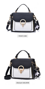 New Fashion Splicing Small <b>Square</b> Bag Female Plaid High Quality Casual Shoulder Bag - Product Image 4
