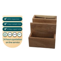 Présentoir à brochures en bois de pin 6 x 9 pouces, support pour brochures, dépliants, livrets, menus, cartes postales, multi-usages