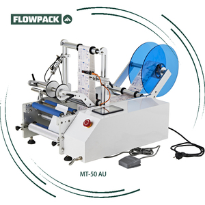 Máquina de etiquetado de botellas de cerveza Fk603 Máquina de etiquetado semiautomática para botellas redondas - Product Image 1