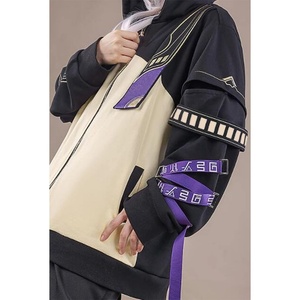Sudadera con capucha oversize de anime para hombre, con cremallera, bordada, teñida lisa, antiencogimiento, de Genshin Impact Tighnari, impresa en 3D - Product Image 2
