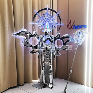 Future Tech Cyberpunk Performance Wear Luminous <strong>Mens</strong> <strong>Rave</strong> <strong>Clothing</strong> Wireless Programming Control Fiber Optic <strong>Clothing</strong> - Product Image 2