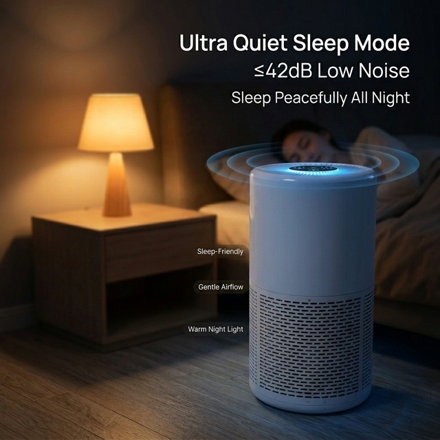 Home Use Compact air Purifier with Fresh air for Living Room , Bedroom Household Home air Purifier on Sale