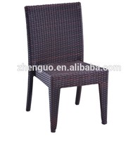 Meubles de jardin de haute qualité pour patio, restaurant, extérieur, chaise et table à manger en rotin plastique, 4 places, tissage durable