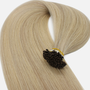 Pleine cuticule alignée 100% pré-collé Remy cheveux kératine pré-collé slave russe pointe plate Extension de cheveux humaine - Product Image 2