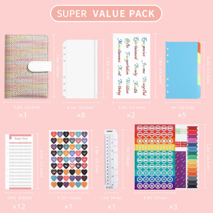 Cross-Border A6 Macaron PVC bìa cứng máy tính xách tay 100 trang lỏng lẻo tay cuốn sách tiền mặt Ngân Sách in A3 kích thước cho bán buôn Quà Tặng - Product Image 5