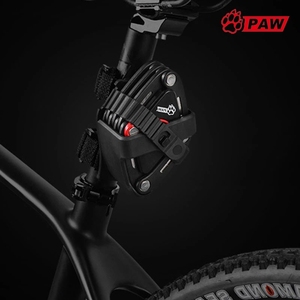 Antivol de vélo PAW avec 2 clés, sécurité renforcée, antivol, alliage de zinc et alliage, câble de 83 cm, <span class=keywords><strong>cadenas</strong></span> pour vélo et moto - Product Image 6