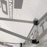 Tente de stand d'exposition portable 10x10 pieds avec structure en acier, tissu Oxford, pliable, type pop-up, pour événements et expositions, vente en gros, personnalisable, modèle 2026