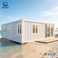 Maison conteneur de luxe à assemblage rapide de 40 pieds avec cuisine, villa conteneurisée