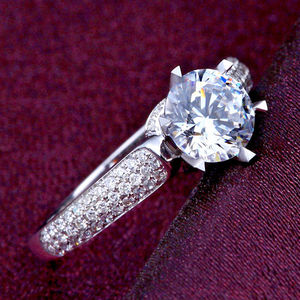 Anello con Cristallo a Stella per Donne, Tono Argento, Elegante Accessorio Moda per Uso Quotidiano e Feste - Product Image 3