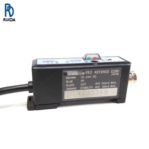 Nuevo Controlador de Programación PLC para Automatización Industrial FS2-60P, 12-24VDC, Salida PNP, para Detección Precisa de Objetos - Product Image 1
