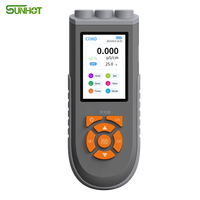 Analyseur de qualité de l'eau portable pour laboratoire, haute qualité, SUNHOT DCD10 pH (-2.000~20.000) Température (-10.0~135.0)