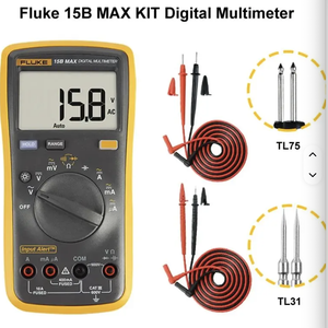 Fluke 15B +/17B +/18B +/12E + AC DC Fluke 15B MAX-KIT kỹ thuật số vạn năng hiệu suất cao sản phẩm trong các vạn năng thể loại - Product Image 5