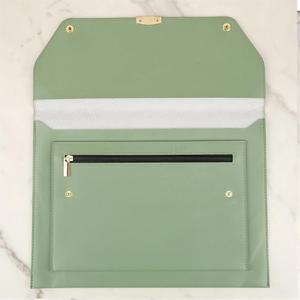 Carpeta A4 Delgada de Cuero PU - <span class=keywords><strong>Portadocumentos</strong></span> de Gran Capacidad para Organización y Transporte en la Oficina, Organizador Elegante, Portátil e Impermeable - Product Image 4