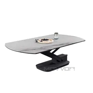 ダイニングテーブルコーヒーテーブル高さ調節可能なリフティング多機能ダイニングテーブル