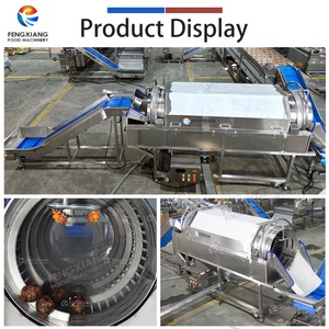 เครื่องล้างผักหัวกลมแบบโรตารี่สำหรับขิง จิคามา เผือก มันฝรั่ง เพื่อขจัดดินและโคลน - Product Image 3