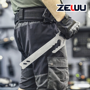 Herramientas de Autodefensa Tácticas Modernas <span class=keywords><strong>Jitte</strong></span>, Equipo de Supervivencia Portátil para Exteriores, Bastón Multifuncional de Acero Inoxidable Estilo Ninja - Product Image 5