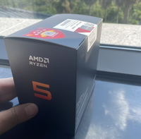 UNTUK AMD Ryzen 5 9500F Desktop CPU Baru Dalam Kemasan / Prosesor Bekas 6 Core 12 Thread Soket AM5 Chip Gaming