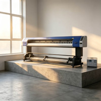 ILOVEUV Digital 3.2m Empat Kepala I3200 Printer UV Roll to Roll Format Besar Kecepatan Tinggi untuk Industri