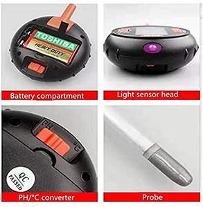 Toptan fabrika fiyat <span class=keywords><strong>5</strong></span> In 1 toprak test cihazı açık ve kapalı bitkiler bahçe aletleri toprak nem test cihazı toprak ph sensörü metre - Product Image 5