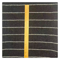 Tissu en tweed à rayures horizontales en mélange de laine pour veste ou manteau de femme style petite fragrance
