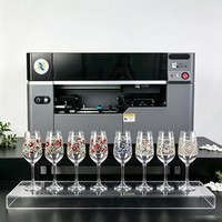 Machine d'impression UV automatique haute précision avec tête d'impression Epson I1600 pour verres à vin, gobelets et mugs