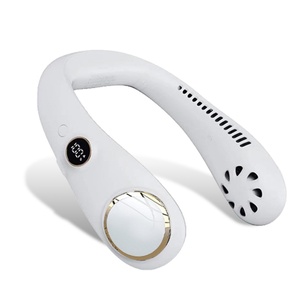 Ventilateur de cou sans pales portable avec écran numérique, recharge USB, pour le sport et les voyages - Product Image 6