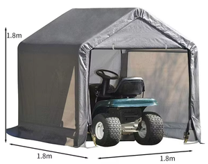 Cochera Personalizada con Techo de Polietileno Ecológico de 1-3/8 Pulgadas de Grosor, Impermeable, con Estructura de Acero con Recubrimiento en Polvo - Product Image 3